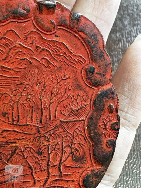 清 朱砂山水墨 - 图4